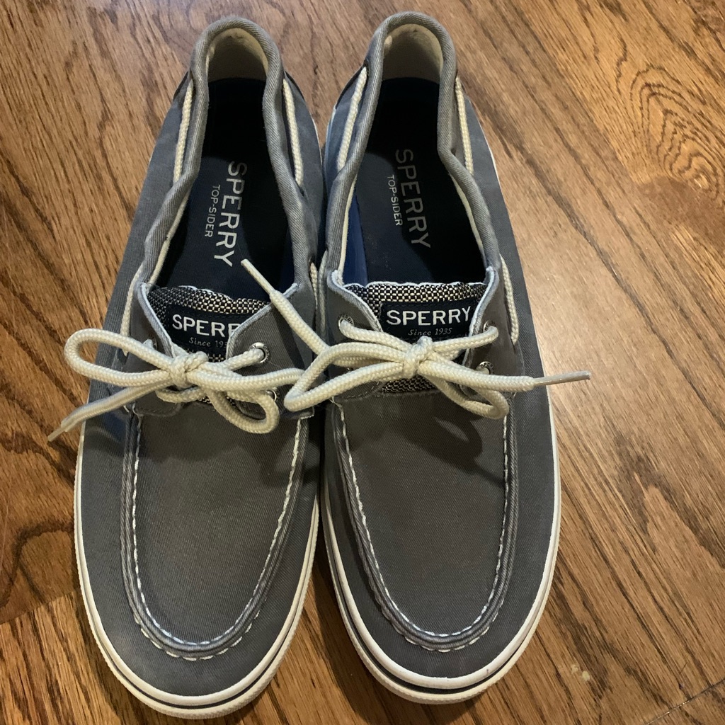 Men’s Size 11.5 Medium Sperry Top Sider. Denim Blue.